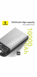 Powerbanka Baseus Qpow2 20000mAh, 30W, s kabelem USB-C bílá