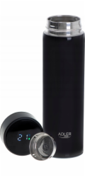 ADLER AD 4506bk, Termoska, 473ml, displej, černá