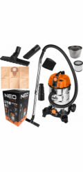 NEO TOOLS 04-739, Priemyselný vysávač, 1600W, 35L