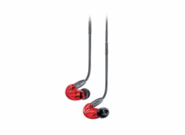 Shure SE215SPE-RD-EFS - sluchátka do uší s jedním měničem a 3,5mm kabelem (červená)