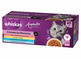 WHISKAS Aromatické sáčky mix příchutí 40x85g