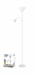 Platinet PFLF066W podlahová lampa E27 + E14, bílá