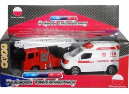 Vozidla Swede Rescue se zvukovým modulem 2 ks.