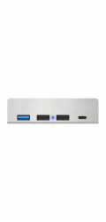 CONNECT IT USB DeskHub 4v1 na desku stolu, stříbrný