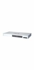 Cisco switch CBS220-24T-4G (24xGbE,4xSFP,fanless)