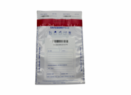 SAFEMONEYBAG Trezorové obálky bílé B5 190x260+35 100 ks