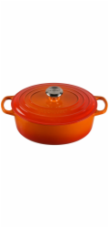Le Creuset Signature Bräter oval 27 cm ofenrot