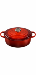 Le Creuset Signature Bräter oval 27 cm kirschrot