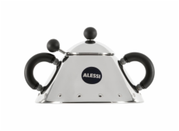 Alessi Sugar Bowl with Spoon black 9097 B