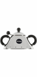 Alessi Zuckerdose mit Löffel schwarz 9097 B