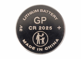 1x500 GP CR2025 Lithium 3V Knopfzelle BULK Schrumpfpack