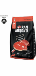 PAN MIĘSKO Beef with goat M - suché krmivo pro psy - 9kg