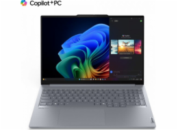 Lenovo ThinkBook 16 G7 QOY Qualcomm Snapdragon X1P-42-100 Laptop 40,6 cm (16") WUXGA 32 GB LPDDR5x-SDRAM 1 TB SSD Wi-Fi 7 (802.11be) Windows 11 Pro Šedá