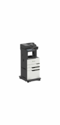 Lexmark MX822adxe - Multifunkční tiskárna - Č/B - laser - 215.9 x 355.6 mm (originální) - A4/Legal (média) - až 52 stran/min. (kopírování) - až 52 stran/min. (tisk) - 2650 listy - 33.6 Kbps - USB 2.0,