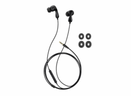 Baseus Encok HZ20 Sluchátka s mikrofonem Kabel Do ucha Hovory/hudba Černá