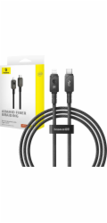 Baseus Unbreakable Kabel USB C na iP 1 m 20 W černý