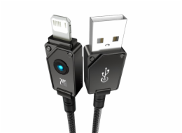 Baseus Unbreakable Kabel USB A na iP 1 m 5V-2,4A černý