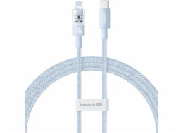 Baseus Gem Rychlonabíjecí kabel USB-C na iP 1 m 20 W Modrá
