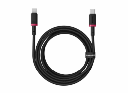 Baseus Dura Kabel pro rychlé nabíjení z typu C na typ C 100 W 2 m černý, Červená