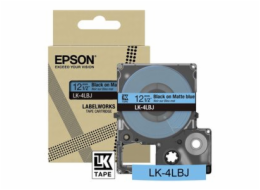 Epson LabelWorks LK-4LBJ - Černá na matné modré - Role (1,2 cm x 8 m) 1 kazeta/y závěsný box - páska
