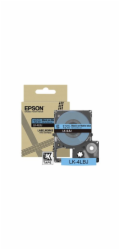 Epson LabelWorks LK-4LBJ - Černá na matné modré - Role (1,2 cm x 8 m) 1 kazeta/y závěsný box - páska