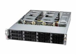 Supermicro UP SuperServer 521C-NR - Server - instalovatelný do racku 2U - 1-směrný - 1 x Xeon Silver 4509Y / a? 4.1 GHz - RAM 16 GB - SATA/SAS - vyměnitelný za chodu 3.5" zásuvka(y) - SSD 400 GB - NVM