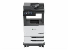 Lexmark MX822ade - Multifunkční tiskárna - Č/B - laser - 215.9 x 355.6 mm (originální) - A4/Legal (média) - až 52 stran/min. (kopírování) - až 52 stran/min. (tisk) - 1200 listy - 33.6 Kbps - USB 2.0, 