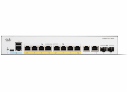 Cisco Catalyst switch C1200-8P-E-2G (8xGbE,2xGbE/SFP combo,8xPoE+,67W,fanless) - REFRESH