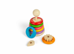 Bigjigs Toys Nasazování tvarů na tyč