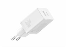 Baseus P10111404213-00 Cube USB-C / USB-A 30W síťová nabíječka Bílá