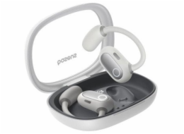 Baseus Eli Fit Open- Ear Sluchátka s mikrofonem Bezdrátové připojení/hudba USB Type-C Bluetooth Bílá