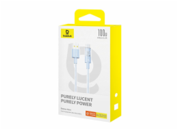 Baseus Gem Rychlonabíjecí kabel USB A na USB C 1 m 100 W Modrá