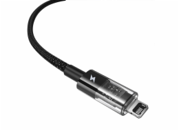 Baseus Gem Rychlonabíjecí kabel USB na IP 2,4A 1 m černý