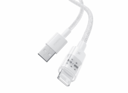 Baseus Gem Rychlonabíjecí kabel USB na IP 2,4A 2 m Bílá
