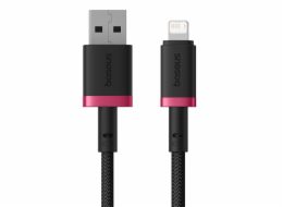 Baseus Dura Rychlonabíjecí kabel typu A na IP 2,4A černý, Červená