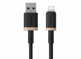 Baseus Dura Rychlonabíjecí kabel typu A na IP 2,4A černý, zlatý