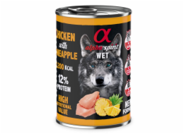 ALPHA SPIRIT WET Kuře s Ananasem - mokré krmivo pro psy - 400g