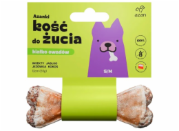 AZANKI Kost s hmyzem a kokosem S/M - pochoutka pro psa - 12 cm