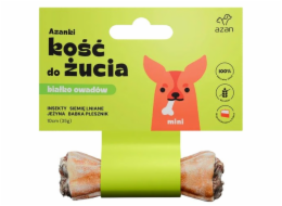 AZANKI Kost s hmyzem a lněným semínkem MINI – pamlsek pro psa – 10 cm