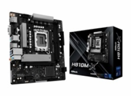 ASRock MB Sc LGA1851 H810M-X, Intel H810, 2xDDR5, 1xDP, 1xHDMI, 1xVGA, mATX