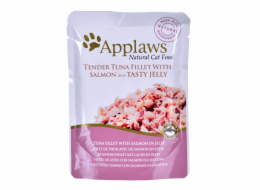 APPLAWS Tuna fillet with salmon in jelly - mokré krmivo pro kočky - 70g