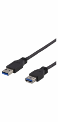 DELTACO USB3-241,Kábel USB 3.1 A-A  1m predlžovací