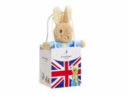 Rainbow Plyšový králíček Petr v tašce Union Jack