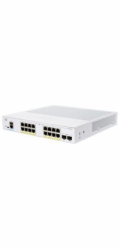 Cisco switch CBS250-16P-2G-UK (16xGbE,2xSFP,16xPoE+,120W,fanless) - REFRESH