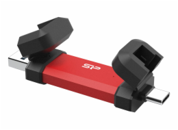 Silicon Power DS72 USB paměť 500 GB USB Type-A / USB Type-C 3.2 Gen 2 (3.1 Gen 2) Červená