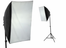 Softbox 40x40cm + Lampa + Žárovka 400w / 85w