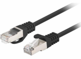 Lanberg Patchcord cat.6 FTP 1m black 10-pack fluke prošel