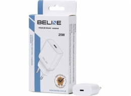 Beline 25W GaN USB-C PD 3.0 nástěnná nabíječka bez kabelu, bílá