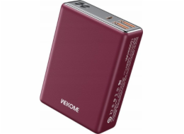 WEKOME Powerbanka 10000 mAh Super rychlé nabíjení USB-C PD 20W + 2x USB-A QC3.0 22,5W červená