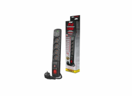 Acar Napájecí proužek F4 USB A+C 5M 4X 230V PD3.0 QC černý